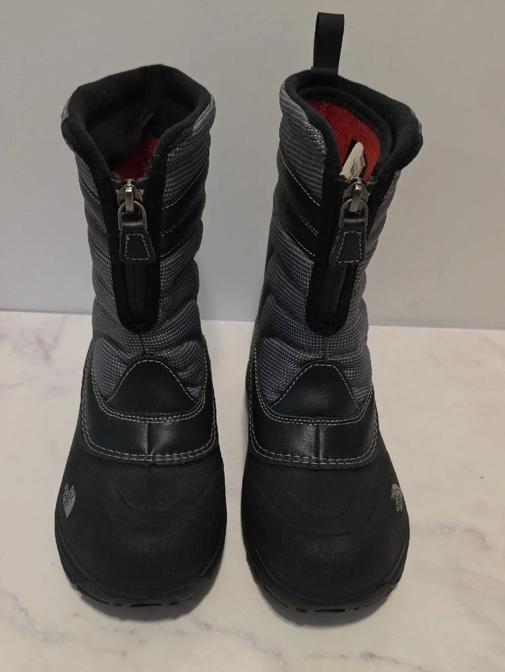 The North Face Kids' Gray Black Winter Boot
